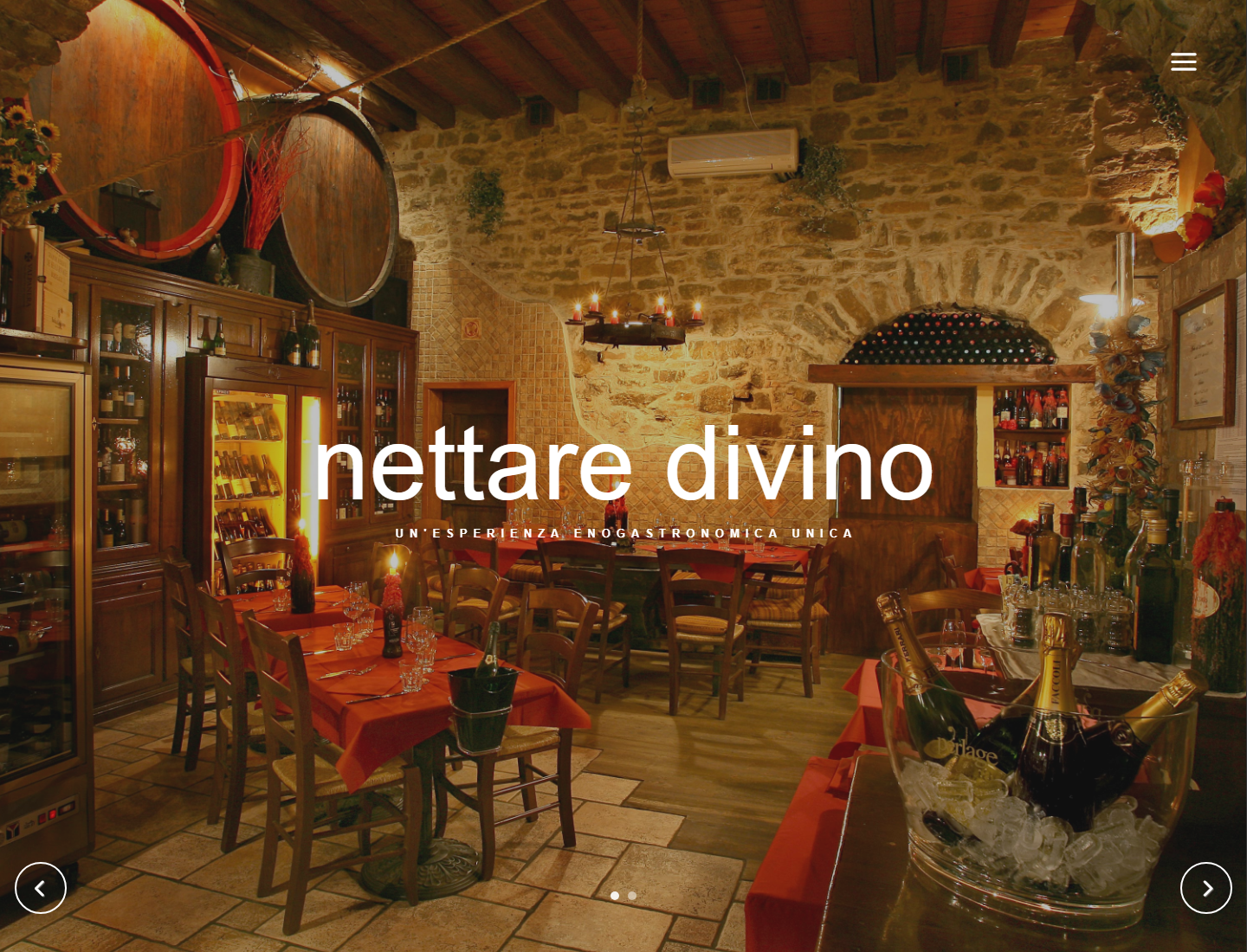 Snapshot sito Nettare DiVino
